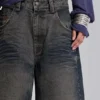 Blue Cinch Back Colossus Jorts