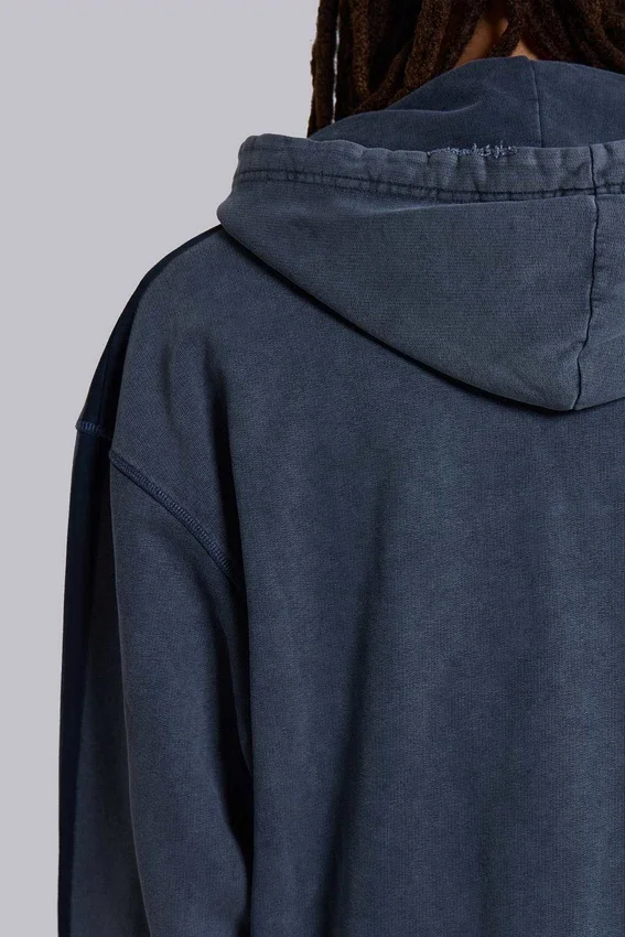 Blue Sporty Baggy Monster Hoodie
