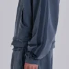 Blue Sporty Baggy Monster Hoodie
