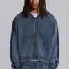 Blue Sporty Baggy Monster Hoodie