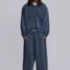 Blue Sporty Baggy Monster Hoodie