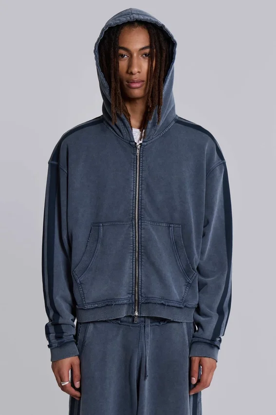 Blue Sporty Baggy Monster Hoodie