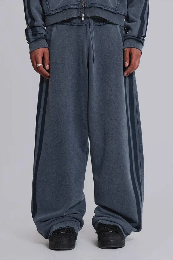 Blue Sporty Baggy Monster Joggers