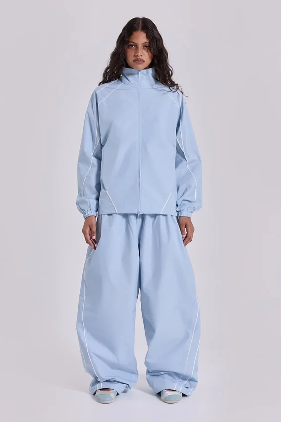 Blue Vapor Tracksuit Bottoms