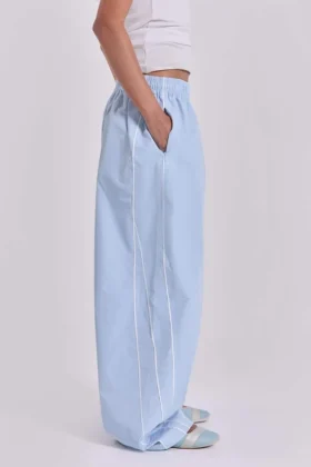 Blue Vapor Tracksuit Bottoms