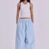 Blue Vapor Tracksuit Bottoms