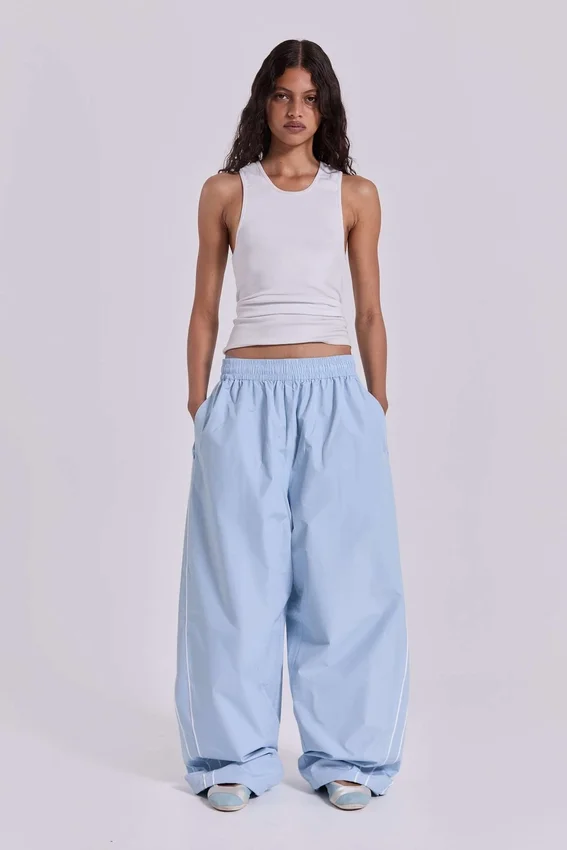 Blue Vapor Tracksuit Bottoms