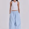 Blue Vapor Tracksuit Bottoms