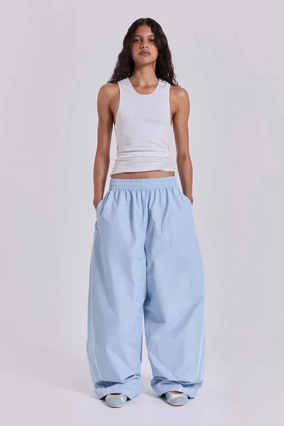 Blue Vapor Tracksuit Bottoms
