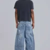 Blue Vintage Distressed Carpenter Jeans