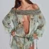 Breccia Embellished Mini Dress