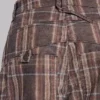 Brown Check Cadet Cargos
