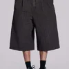Brown Check Jumbo Jorts