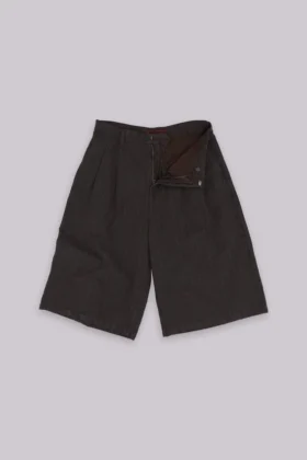 Brown Check Jumbo Jorts
