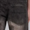 Brown Creased Drift Bootcut Jeans