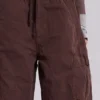 Brown Parachute Cargo Pants