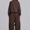 Brown Vapor Tracksuit Bottoms
