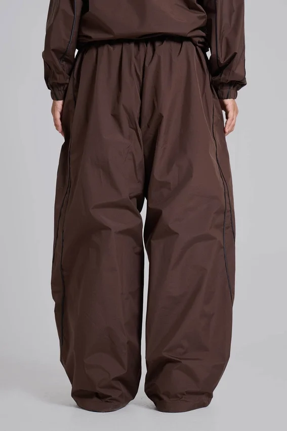 Brown Vapor Tracksuit Bottoms