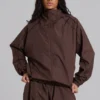 Brown Vapor Tracksuit Top