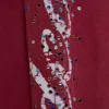 Burgundy Hardcore Jewel Monster Joggers