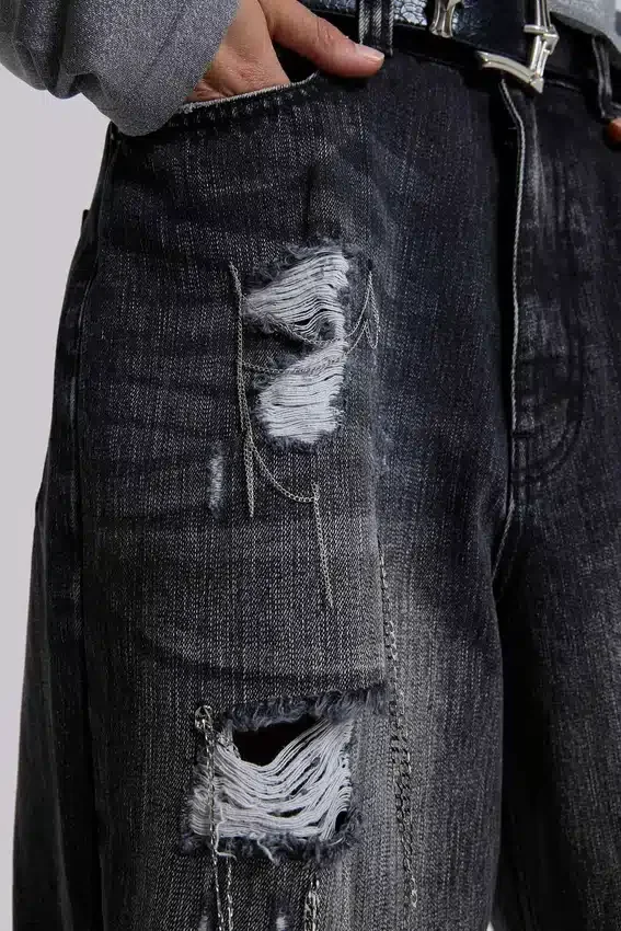 Chain Distressed XL Colossus Jeans