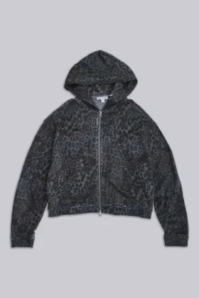 Charcoal Leopard Monster Hoodie