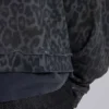 Charcoal Leopard Monster Hoodie