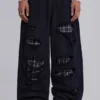 Check Layered Monster Joggers
