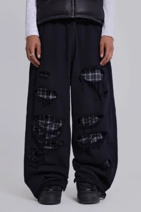 Check Layered Monster Joggers