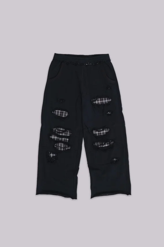 Check Layered Monster Joggers