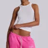 Cleo Slouchy Bootcut Jogger in Pink
