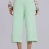 Cleo Slouchy Crop Jogger in Mint
