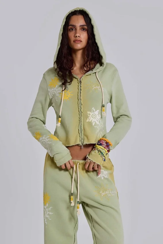 Cleo Sunfade Zip Through Hoodie