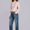 Cooper Embellished Crop Jeans