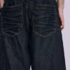Creased Indigo Colossus Jorts
