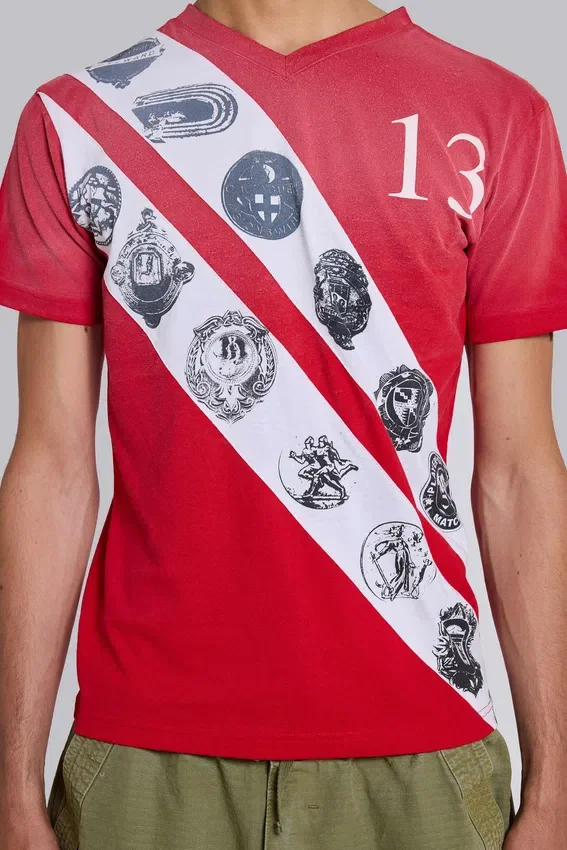 Crest V-Neck T-Shirt