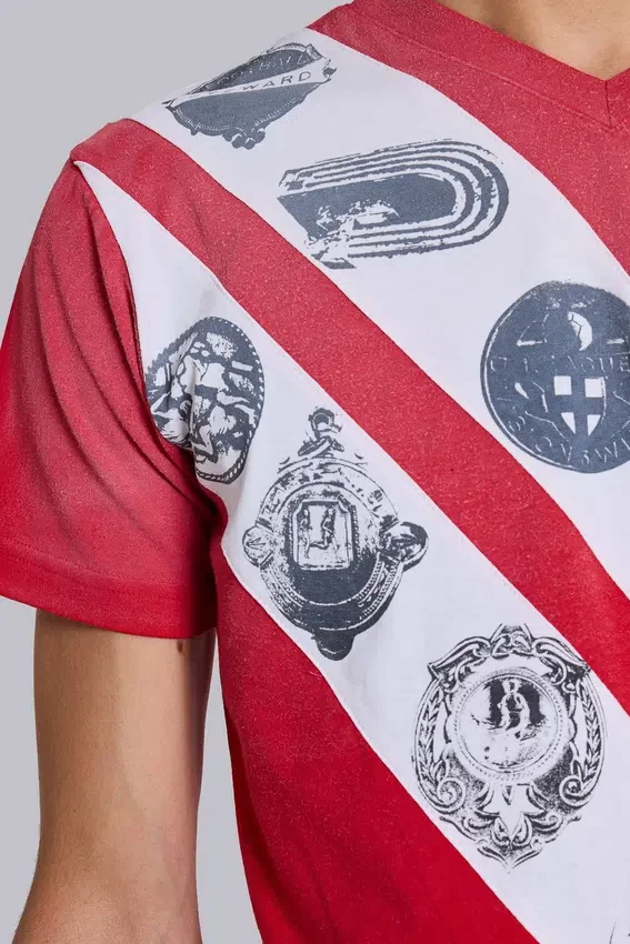 Crest V-Neck T-Shirt
