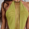 Darlyn Draped Backless Maxi Dress