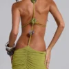 Darlyn Draped Backless Maxi Dress