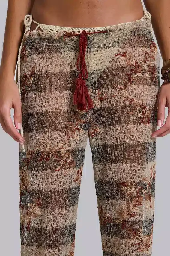 Deva Stripe Knit Trousers