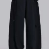 Distressed Black Baggy Monster Joggers