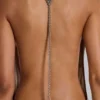 Doure Embellished Backless Mini Dress