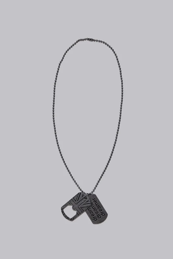 Dreamer Dog Tag Necklace