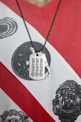 Dreamer Dog Tag Necklace