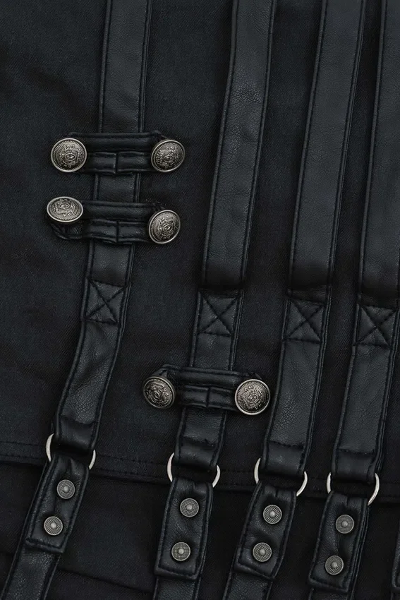 Drummer Coated Denim Satchel Bag