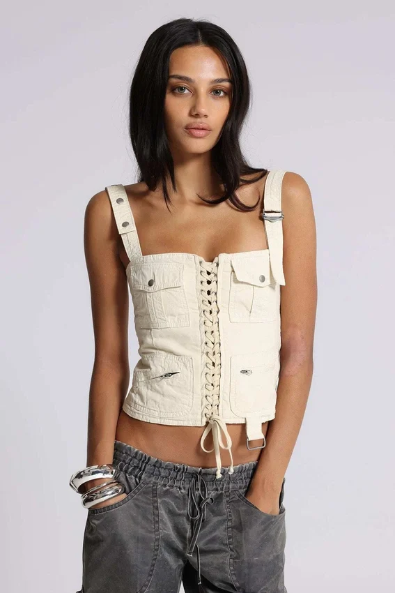 Ecru Cargo Corset