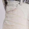 Ecru Paint Colossus Jeans