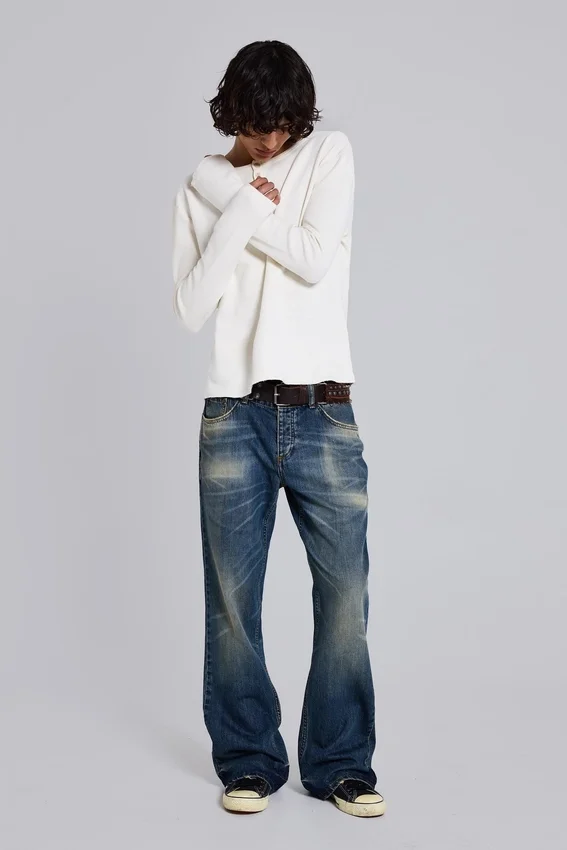 Mid Wash Blue Jude Bootcut Jeans