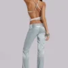 Eder Metallic Asymmetric Top