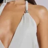 Eder Metallic Asymmetric Top